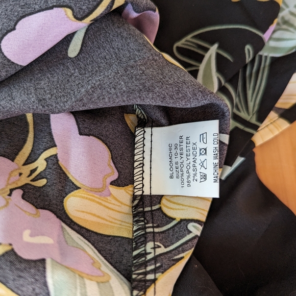 Floral maxi shorts sleeves dress - Picture 3 of 11